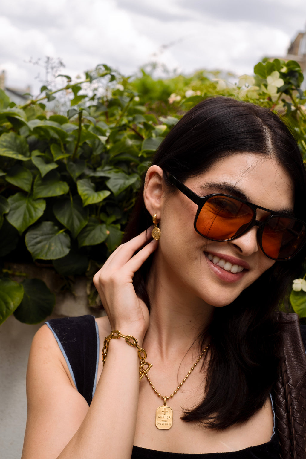 Ruby Chunky Hoops