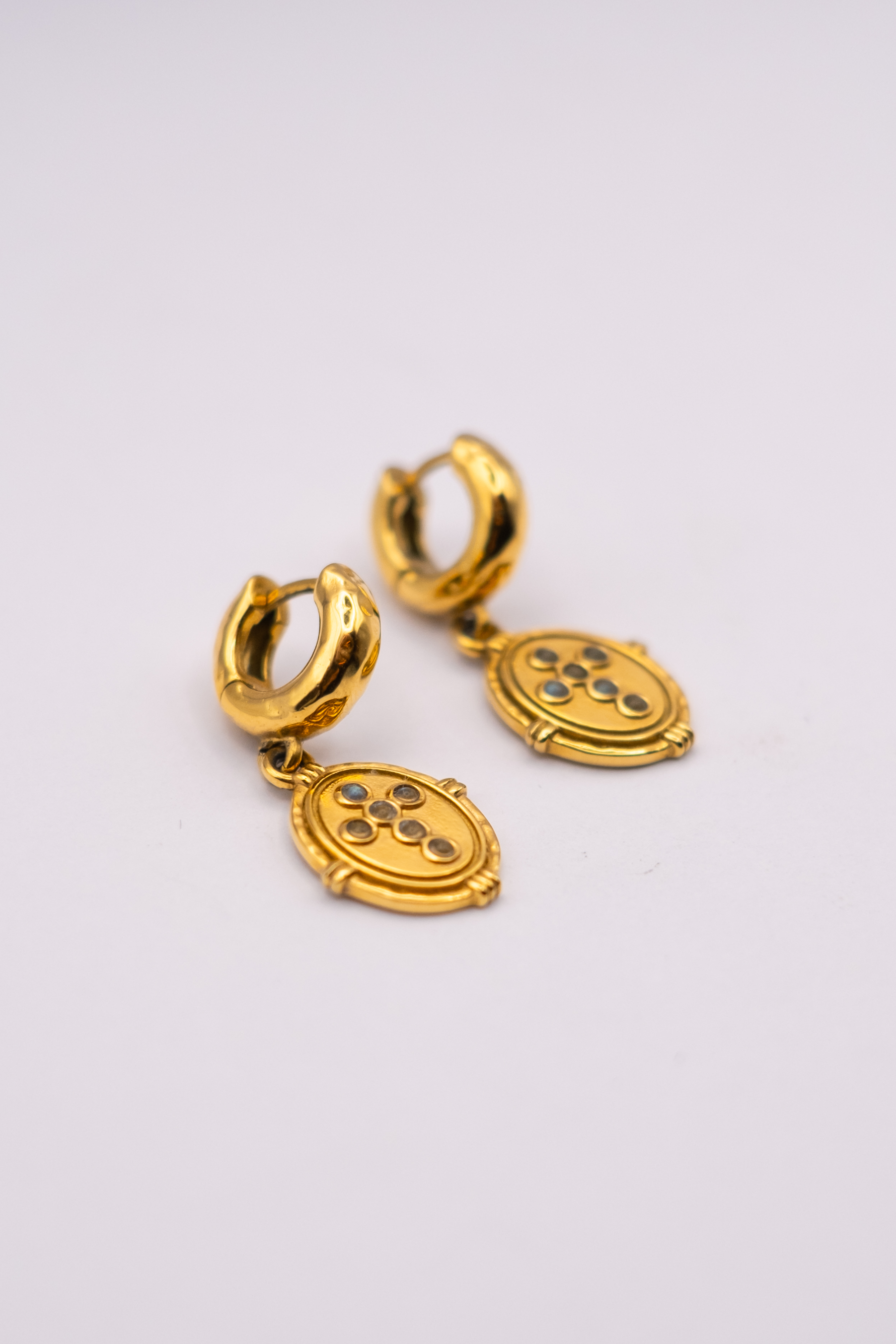 Ruby Chunky Hoops (Pre-Order: Shipping 8th-18th July)