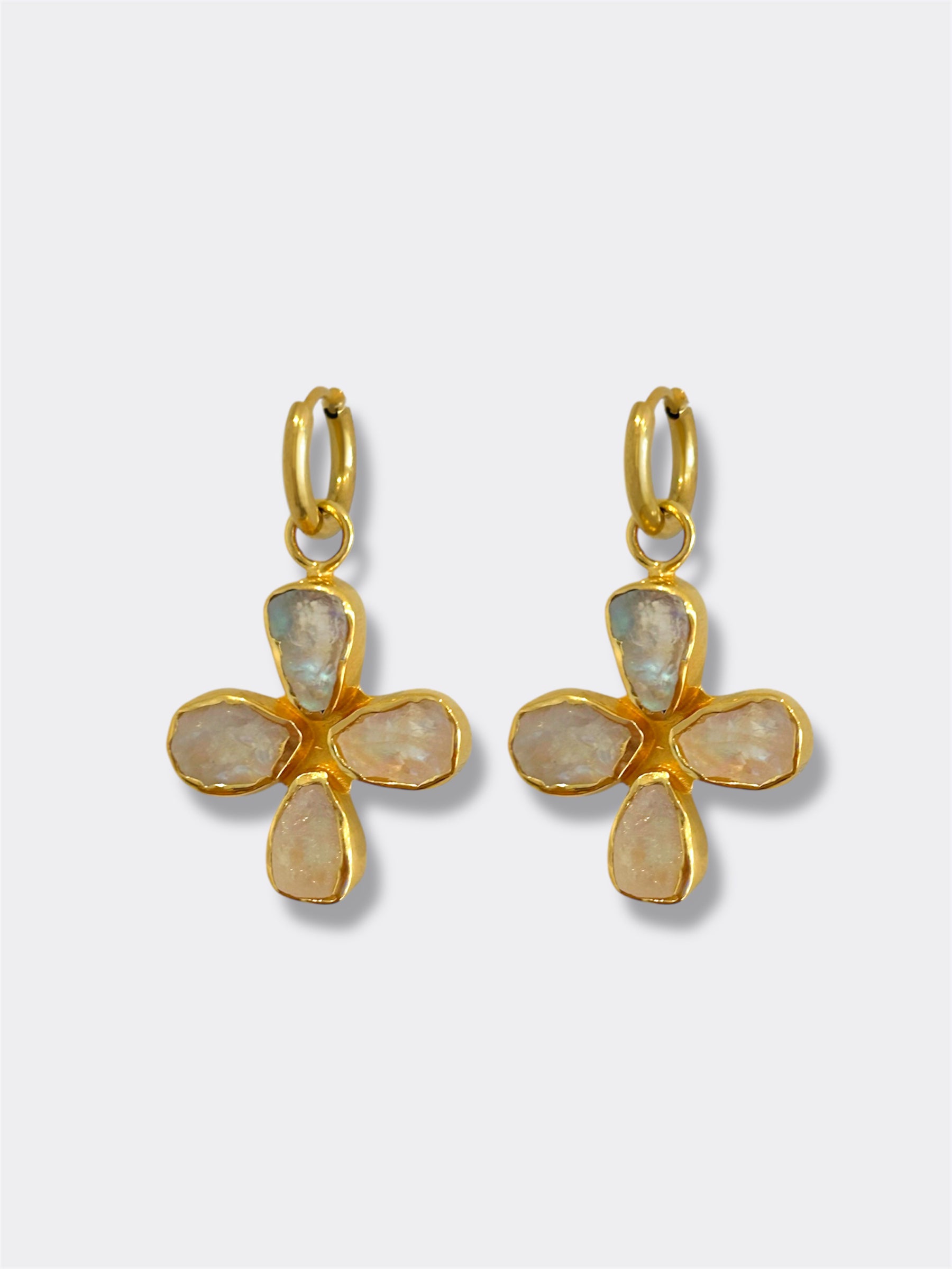 Moonstone Cross Set (Save £10)